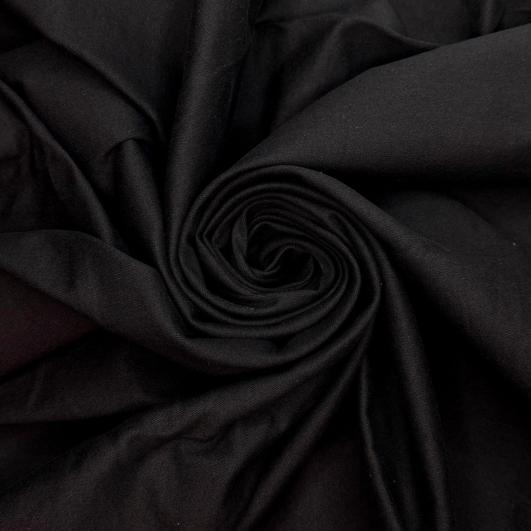 Summer Movie Marathon - Denim Cotton Woven - Black - 2.4M Bundle - True Deadstock fabric Fabric by private - Sustainable Textile | FABCYCLE