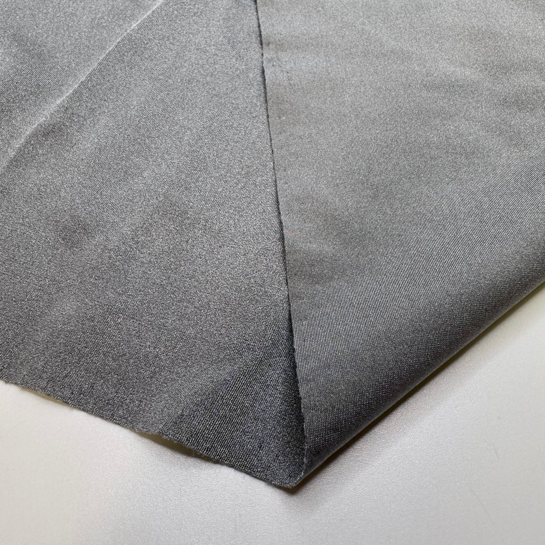 Summer Olympics - Poly/Spandex Knit - Silver - 2M Bundle - True Deadstock fabric Fabric by private - Sustainable Textile | FABCYCLE