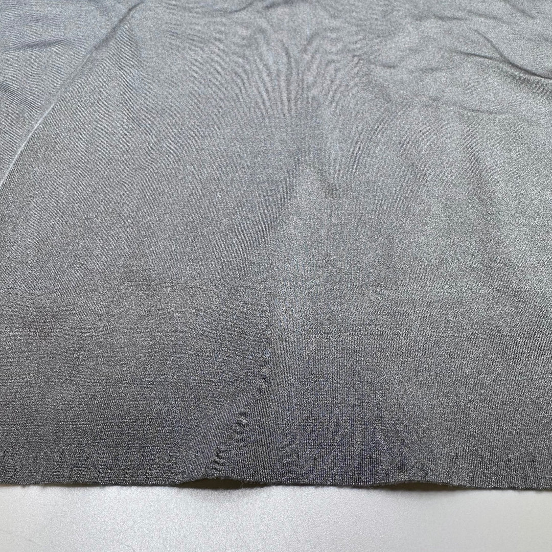 Summer Olympics - Poly/Spandex Knit - Silver - 2M Bundle - True Deadstock fabric Fabric by private - Sustainable Textile | FABCYCLE