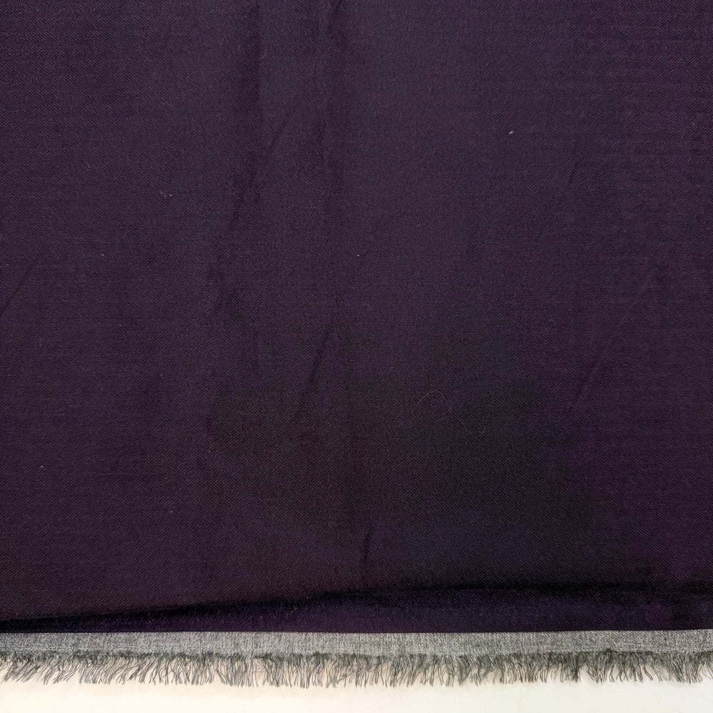 Summer Sabbatical - Twill Weave Poly Woven - Dark Purple - 2.15M Bundle - True Deadstock fabric Fabric by private - Sustainable Textile | FABCYCLE