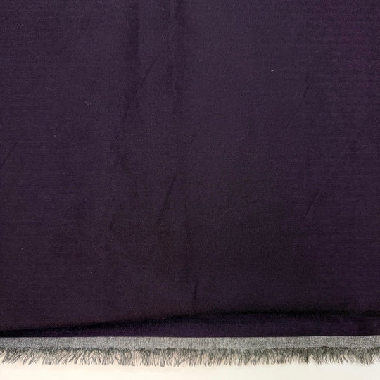 Summer Sabbatical - Twill Weave Poly Woven - Dark Purple - 2.15M Bundle - True Deadstock fabric Fabric by private - Sustainable Textile | FABCYCLE