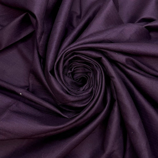 Summer Sabbatical - Twill Weave Poly Woven - Dark Purple - 2.15M Bundle - True Deadstock fabric Fabric by private - Sustainable Textile | FABCYCLE
