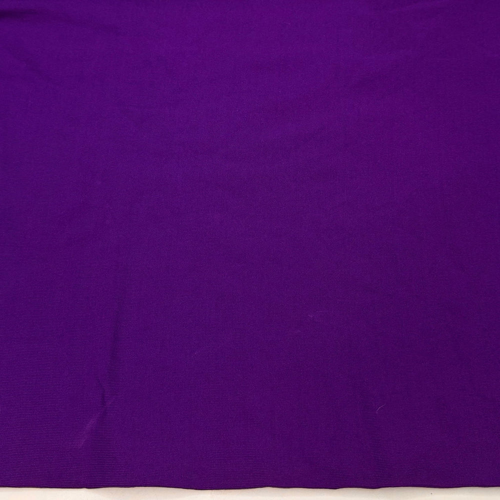 Summer Triathlon - Tubular Rib Knit Polyester Blend Knit - Purple - 1.9M Bundle - True Deadstock fabric Fabric by private - Sustainable Textile | FABCYCLE