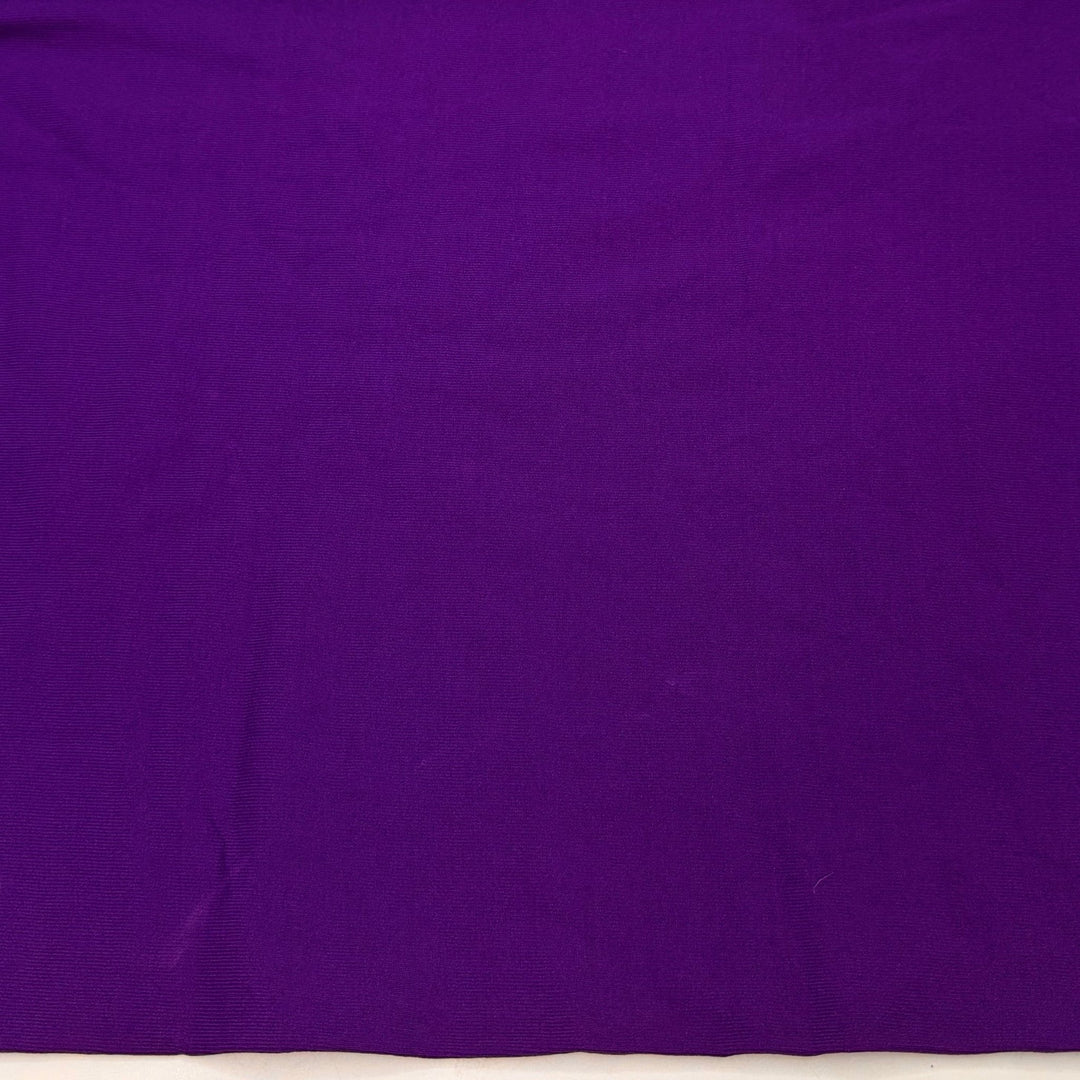 Summer Triathlon - Tubular Rib Knit Polyester Blend Knit - Purple - 1.9M Bundle - True Deadstock fabric Fabric by private - Sustainable Textile | FABCYCLE