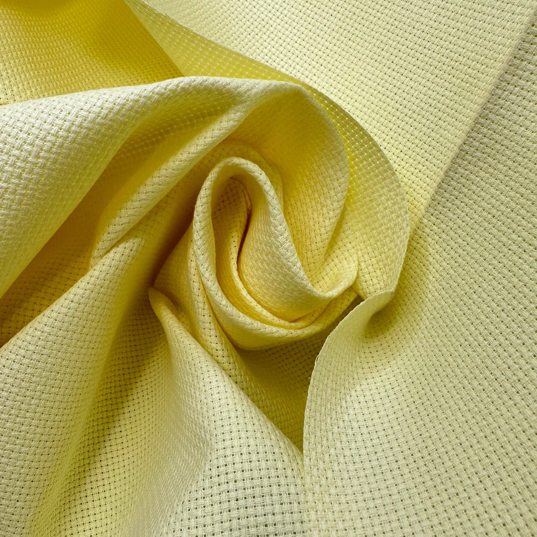 Sun Bleached Knickknacks - Synthetic Blend Woven - Yellow - Bundles - True Deadstock fabric Fabric by private - Sustainable Textile | FABCYCLE