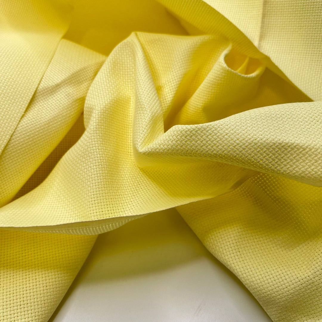 Sun Bleached Knickknacks - Synthetic Blend Woven - Yellow - Bundles - True Deadstock fabric Fabric by private - Sustainable Textile | FABCYCLE