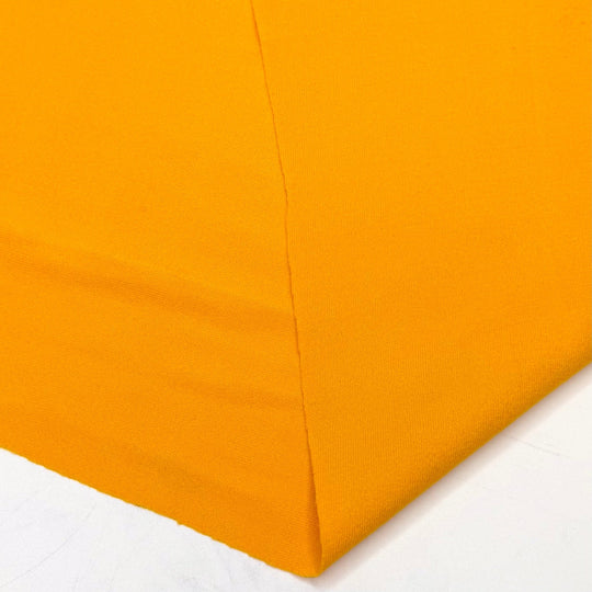 Sun Rays By The Pool - Rib Knit Polyester Blend Knit - Dark Yellow - 1M Bundle - True Deadstock fabric Fabric by private - Sustainable Textile | FABCYCLE