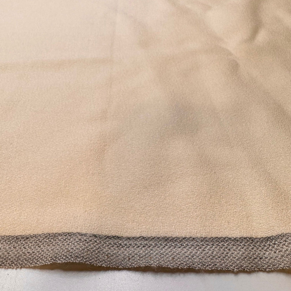 Sunbathing - Crepe Wool Blend Woven - Cream - 1.1M Bundle - True Deadstock fabric Fabric by private - Sustainable Textile | FABCYCLE