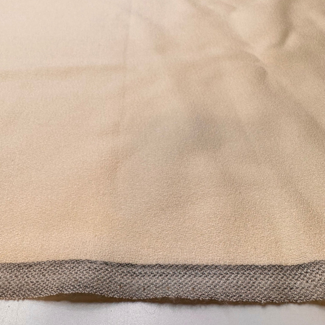 Sunbathing - Crepe Wool Blend Woven - Cream - 1.1M Bundle - True Deadstock fabric Fabric by private - Sustainable Textile | FABCYCLE