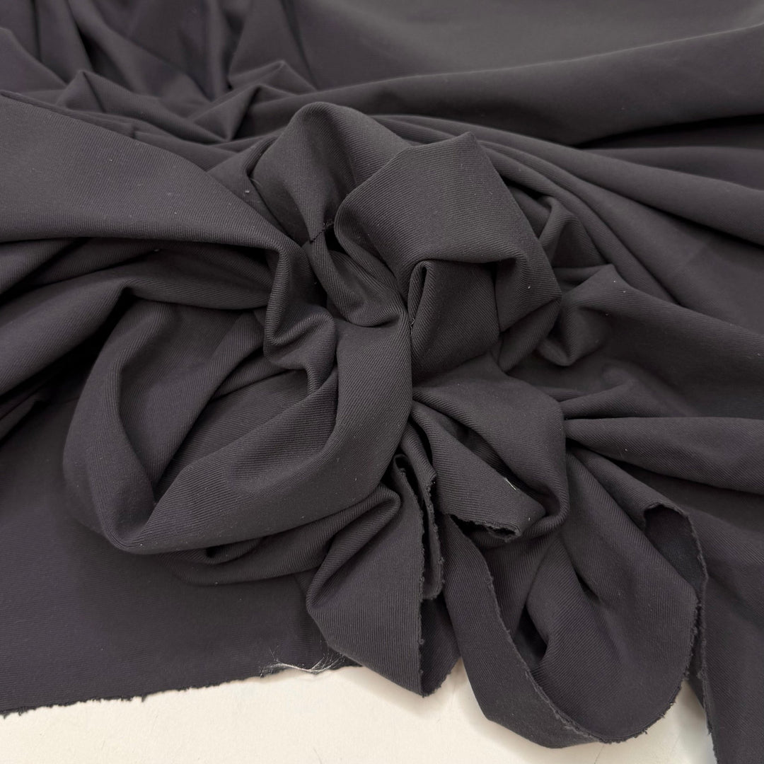Surf Or Sound Side - Jersey Polyester Blend Knit - Dark Grey - 1.4M Bundle - True Deadstock fabric Fabric by private - Sustainable Textile | FABCYCLE