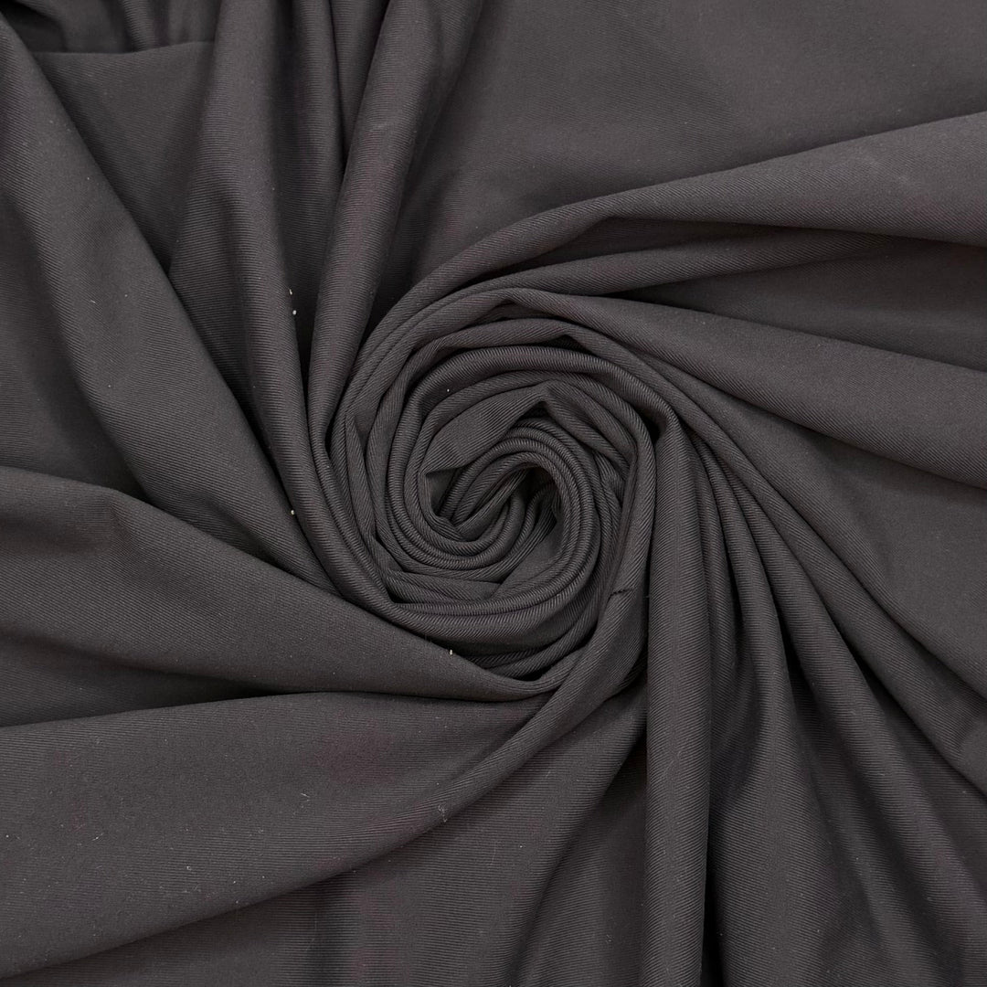 Surf Or Sound Side - Jersey Polyester Blend Knit - Dark Grey - 1.4M Bundle - True Deadstock fabric Fabric by private - Sustainable Textile | FABCYCLE