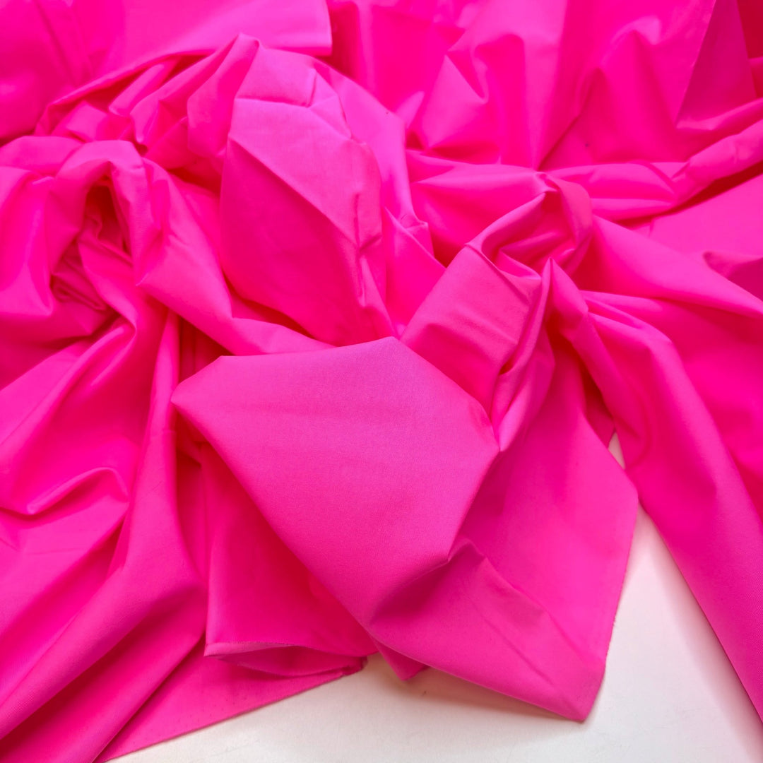 Surprise Party - Nylon Blend Woven - Neon Pink - 1.6M Bundle - True Deadstock fabric Fabric by private - Sustainable Textile | FABCYCLE