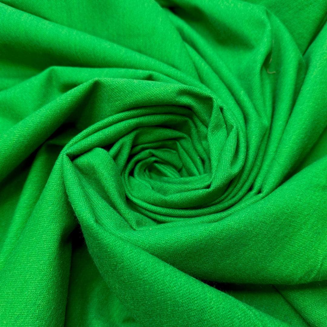 Surrounded By Green - Polyester Blend Knit - Green - 1.25M Bundle - True Deadstock fabric Fabric by private - Sustainable Textile | FABCYCLE