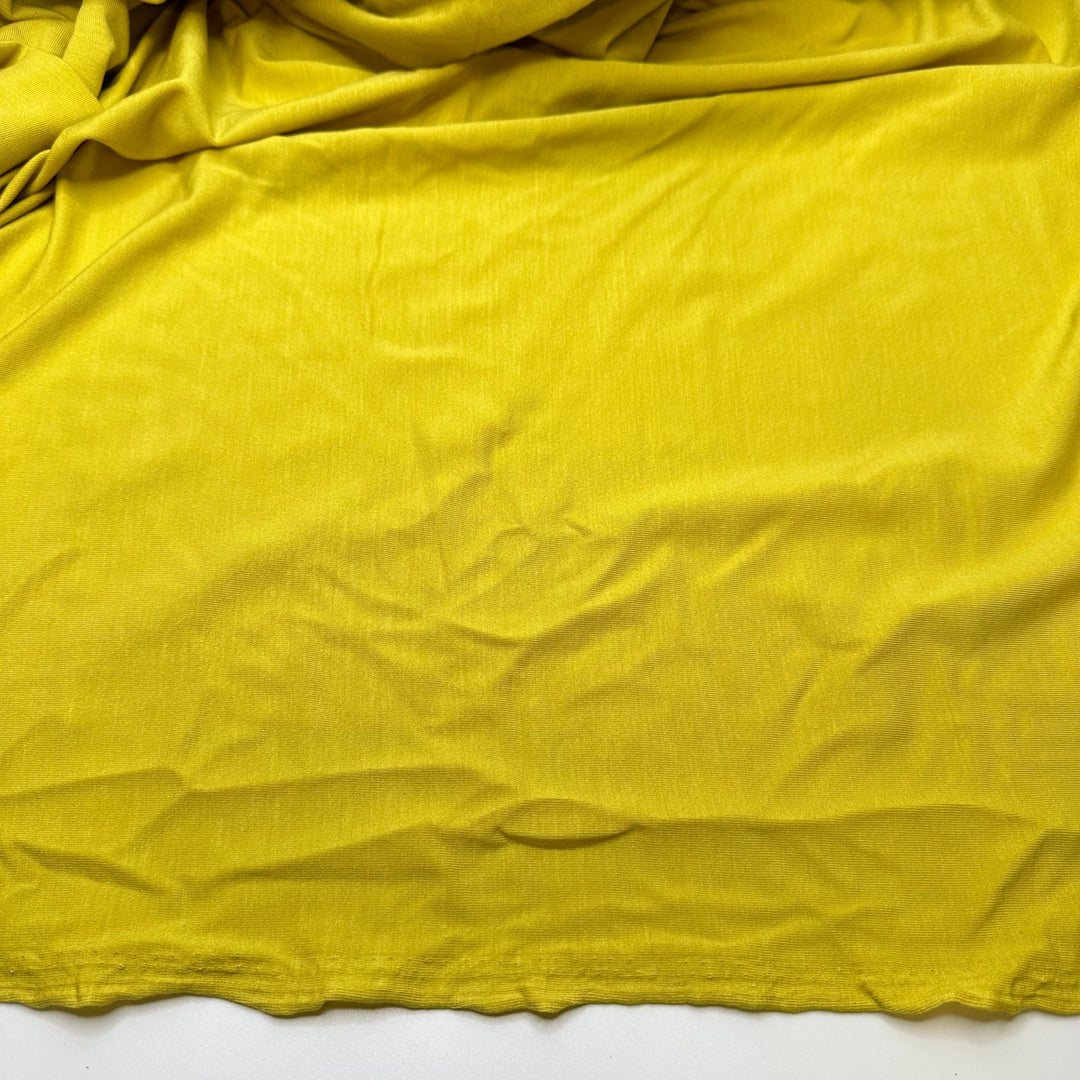 Swamp - Jersey Natural Blend Knit - Yellow/Green - Bundles - True Deadstock fabric Fabric by private - Sustainable Textile | FABCYCLE