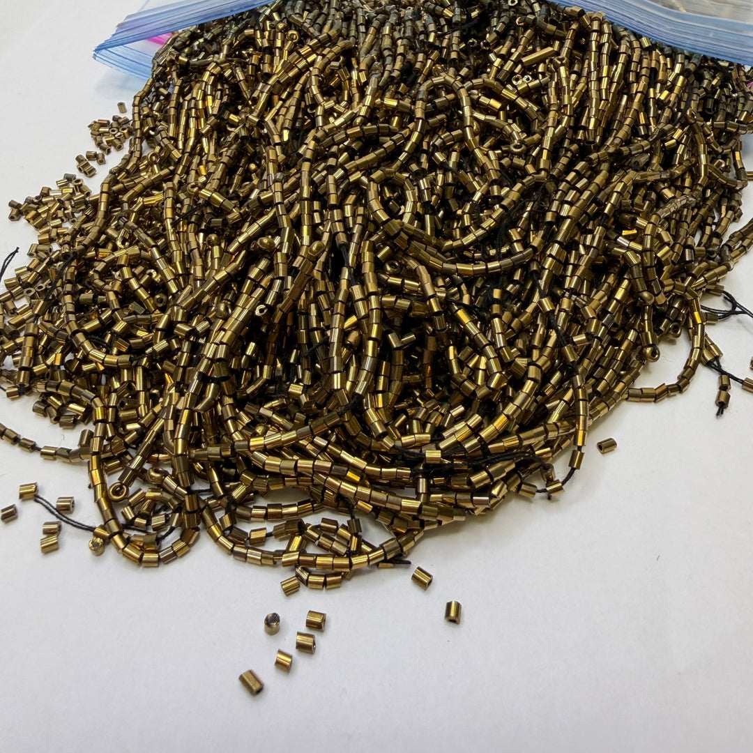 Swarovski Brass Beads - Brass - 1000 Pack - True Deadstock supplies Fabric by private - Sustainable Textile | FABCYCLE