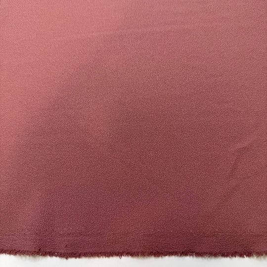 Sweet Ham - Crepe Polyester Blend Woven - Dark Pink - 2M Bundle - True Deadstock fabric Fabric by private - Sustainable Textile | FABCYCLE