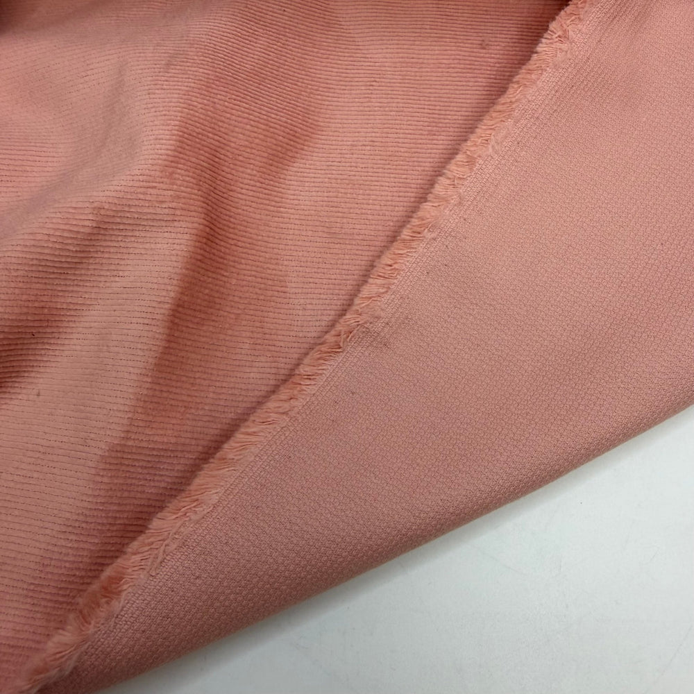 Sweet Hearted - Corduroy Cotton/Spandex Woven - Light Pink Camouflage - 2M Bundle - True Deadstock fabric Fabric by private - Sustainable Textile | FABCYCLE