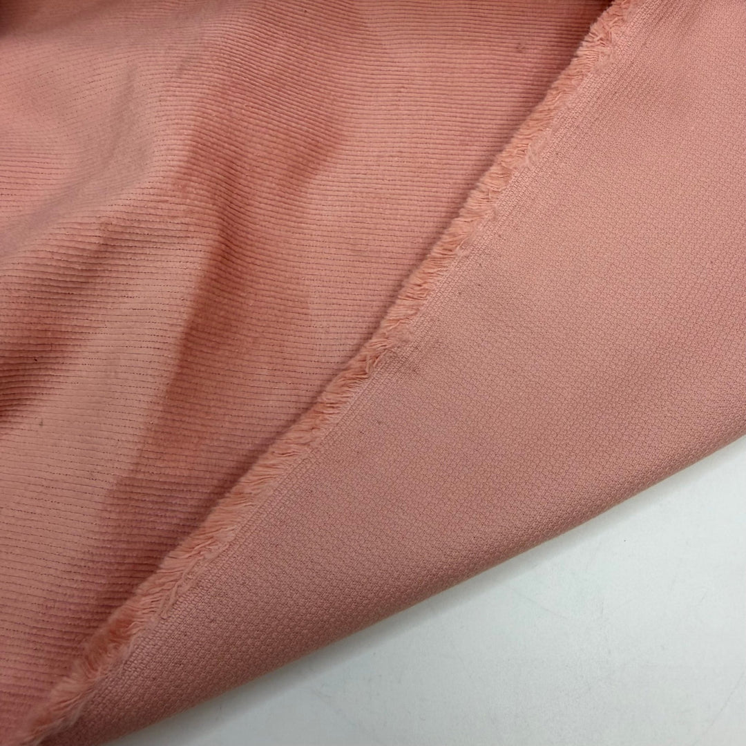 Sweet Hearted - Corduroy Cotton/Spandex Woven - Light Pink Camouflage - 2M Bundle - True Deadstock fabric Fabric by private - Sustainable Textile | FABCYCLE
