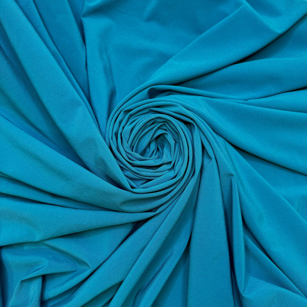 Sweet Treats On The Go - Poly/Nylon Woven - Blue Teal - 3.8M Bundle - True Deadstock fabric Fabric by private - Sustainable Textile | FABCYCLE