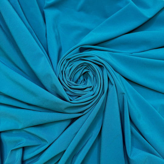 Sweet Treats On The Go - Poly/Nylon Woven - Blue Teal - 3.8M Bundle - True Deadstock fabric Fabric by private - Sustainable Textile | FABCYCLE