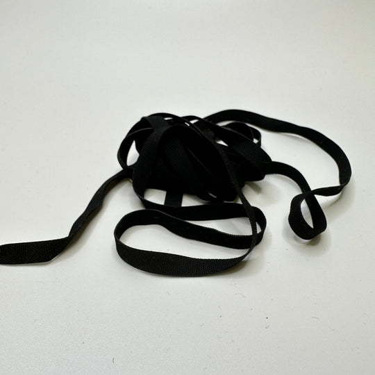 ¼" Swim Elastic - Black - 2M Bundle - True Deadstock supplies Fabric by private - Sustainable Textile | FABCYCLE