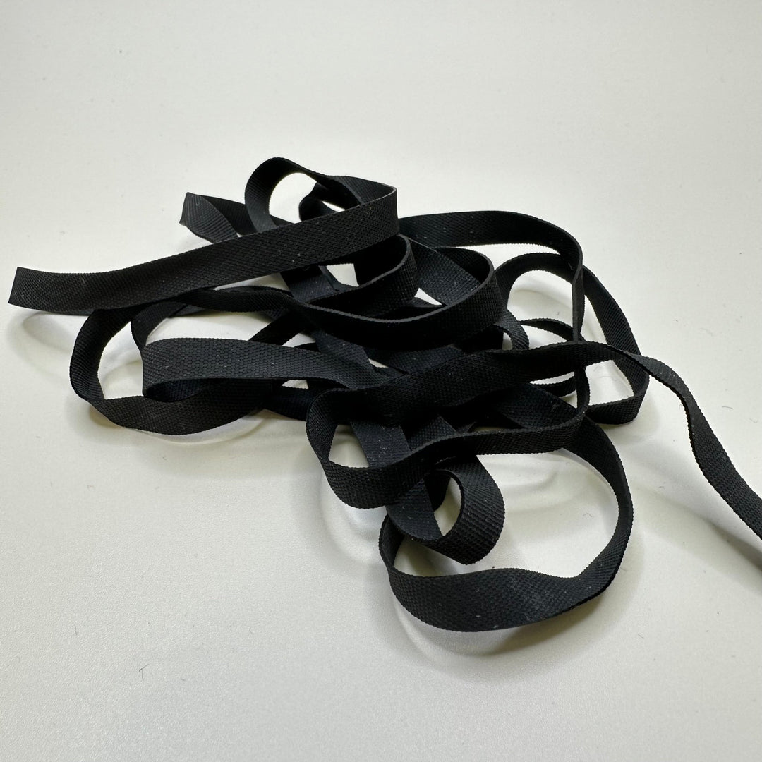 ¼" Swim Elastic - Black - 2M Bundle - True Deadstock supplies Fabric by private - Sustainable Textile | FABCYCLE