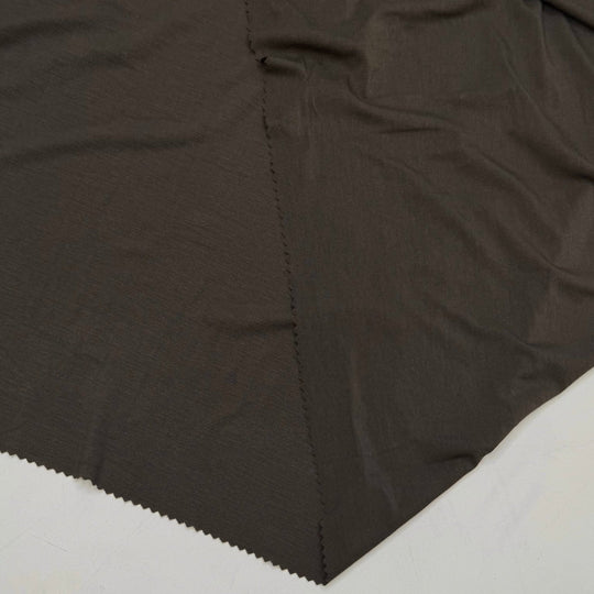 Swim Lessons - Jersey Bamboo Blend Knit - Dark Grey - 1M Bundle - True Deadstock fabric Fabric by private - Sustainable Textile | FABCYCLE