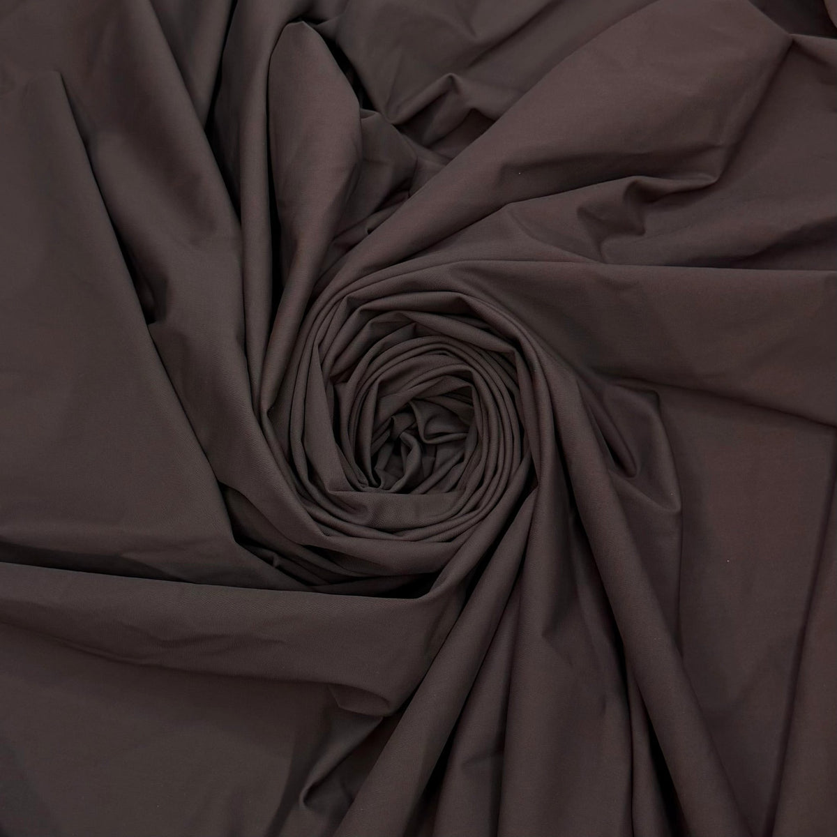 Swimming Against The Tide - Jersey Nylon/Spandex Knit - Dark Brown/Grey - 1M Bundle - True Deadstock fabric Fabric by private - Sustainable Textile | FABCYCLE