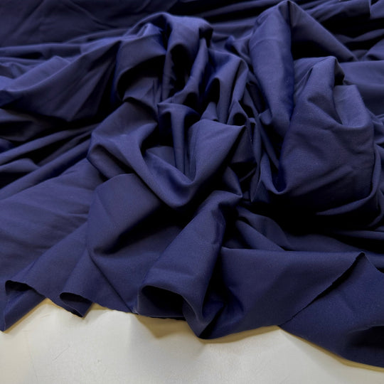 Swimming In The Ocean - Water Resistant Poly/Spandex Knit - Navy - 5.1M Bundle - True Deadstock fabric Fabric by private - Sustainable Textile | FABCYCLE