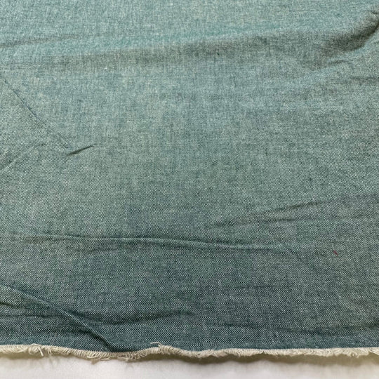 Swimming In The River - Cotton Woven - Teal - 2.2M Bundle - True Deadstock fabric Fabric by private - Sustainable Textile | FABCYCLE