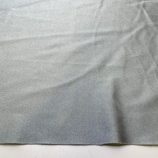 Swimming With Sting Rays - Jersey Poly/Spandex Knit - Silver - 1.85M Bundle - True Deadstock fabric Fabric by private - Sustainable Textile | FABCYCLE