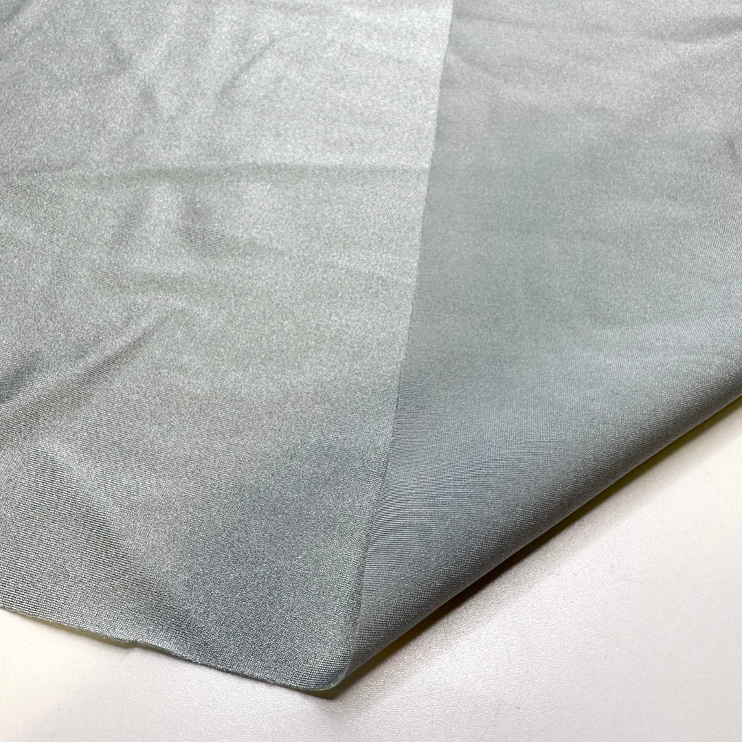 Swimming With Sting Rays - Jersey Poly/Spandex Knit - Silver - 1.85M Bundle - True Deadstock fabric Fabric by private - Sustainable Textile | FABCYCLE