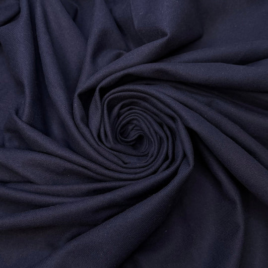 Swing Hinge Creeks - Flanel Cotton Woven - Navy - 2.3M Bundle - True Deadstock fabric Fabric by private - Sustainable Textile | FABCYCLE