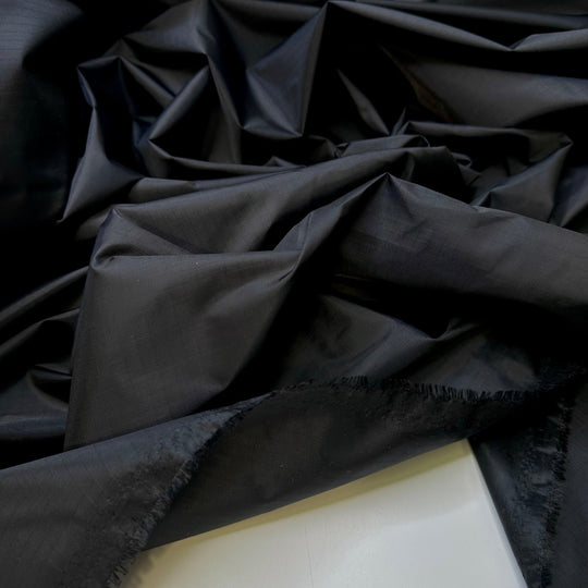 Tactical Marine Gear - Water Resistant Nylon Blend Woven - Black - 2.3M Bundle - True Deadstock fabric Fabric by private - Sustainable Textile | FABCYCLE