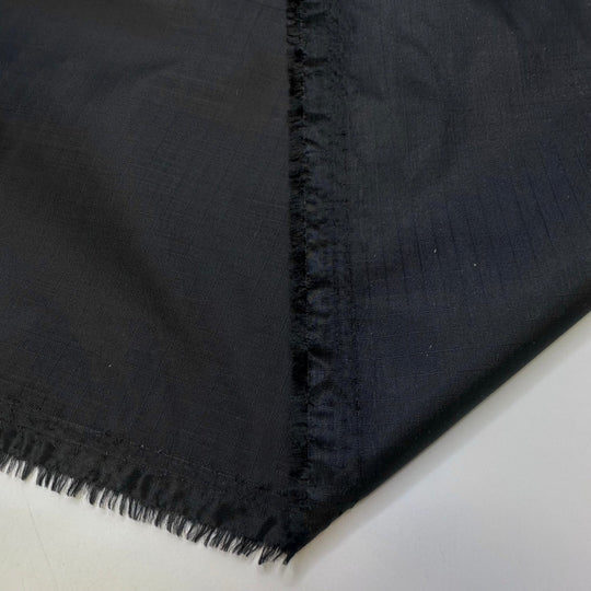 Tactical Marine Gear - Water Resistant Nylon Blend Woven - Black - 2.3M Bundle - True Deadstock fabric Fabric by private - Sustainable Textile | FABCYCLE