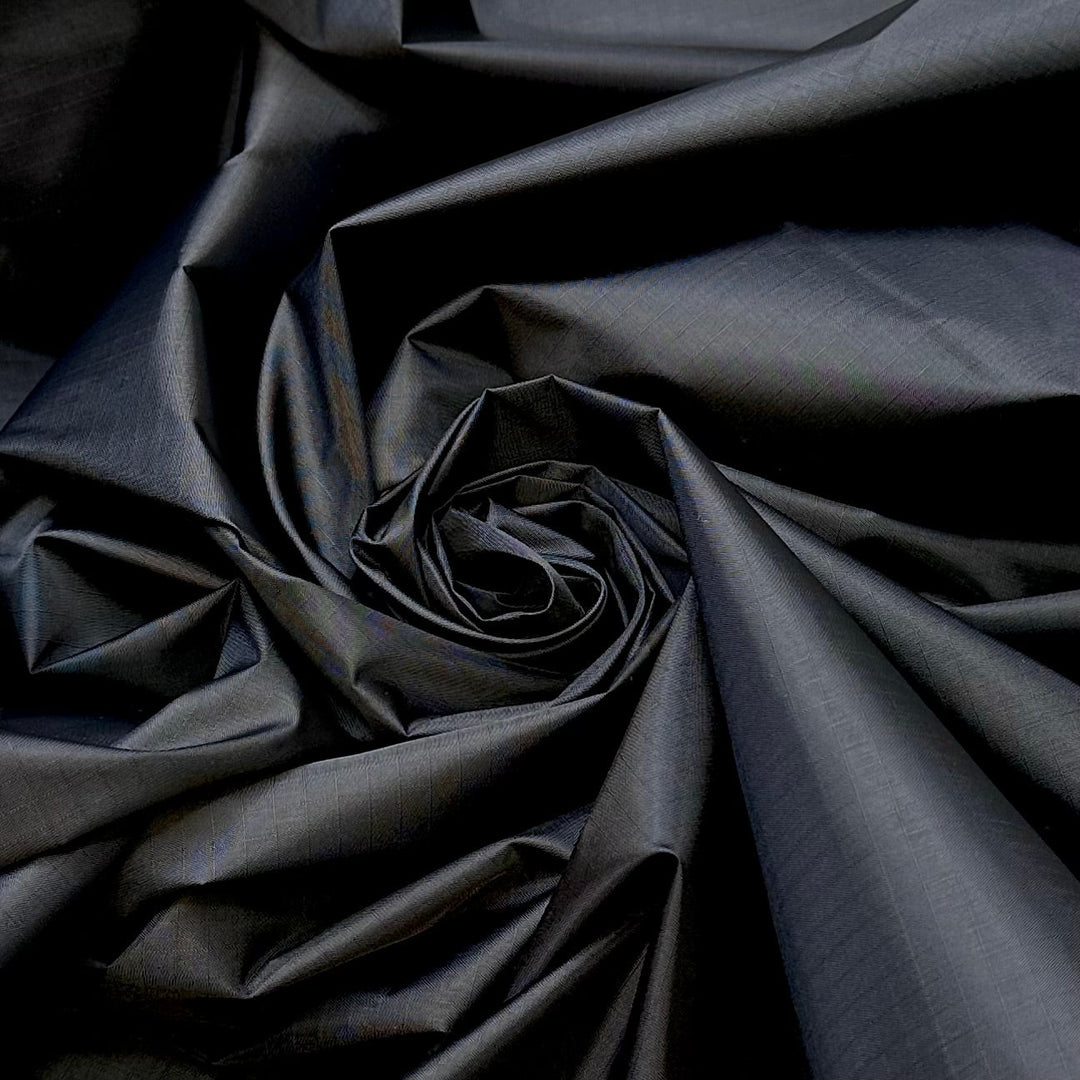 Tactical Marine Gear - Water Resistant Nylon Blend Woven - Black - 2.3M Bundle - True Deadstock fabric Fabric by private - Sustainable Textile | FABCYCLE
