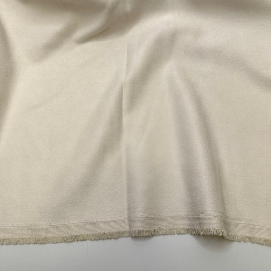 Take A Little Trip - Faux Suede Woven - Cream - Bundles - True Deadstock fabric Fabric by private - Sustainable Textile | FABCYCLE