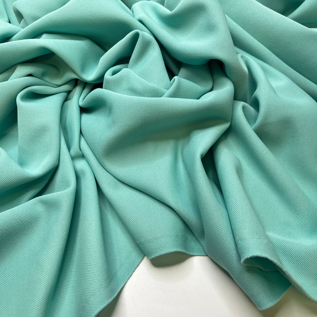Take A Mint - Interlock Poly/Acrylic Knit - Mint - 1.15M Bundle - True Deadstock fabric Fabric by private - Sustainable Textile | FABCYCLE