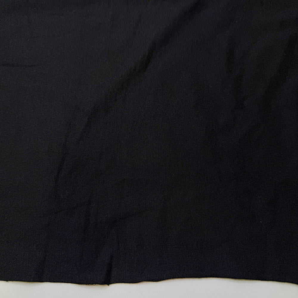 Take Only What You Need - French Terry Bamboo Knit - Black - 2M Bundle - True Deadstock fabric Fabric by private - Sustainable Textile | FABCYCLE