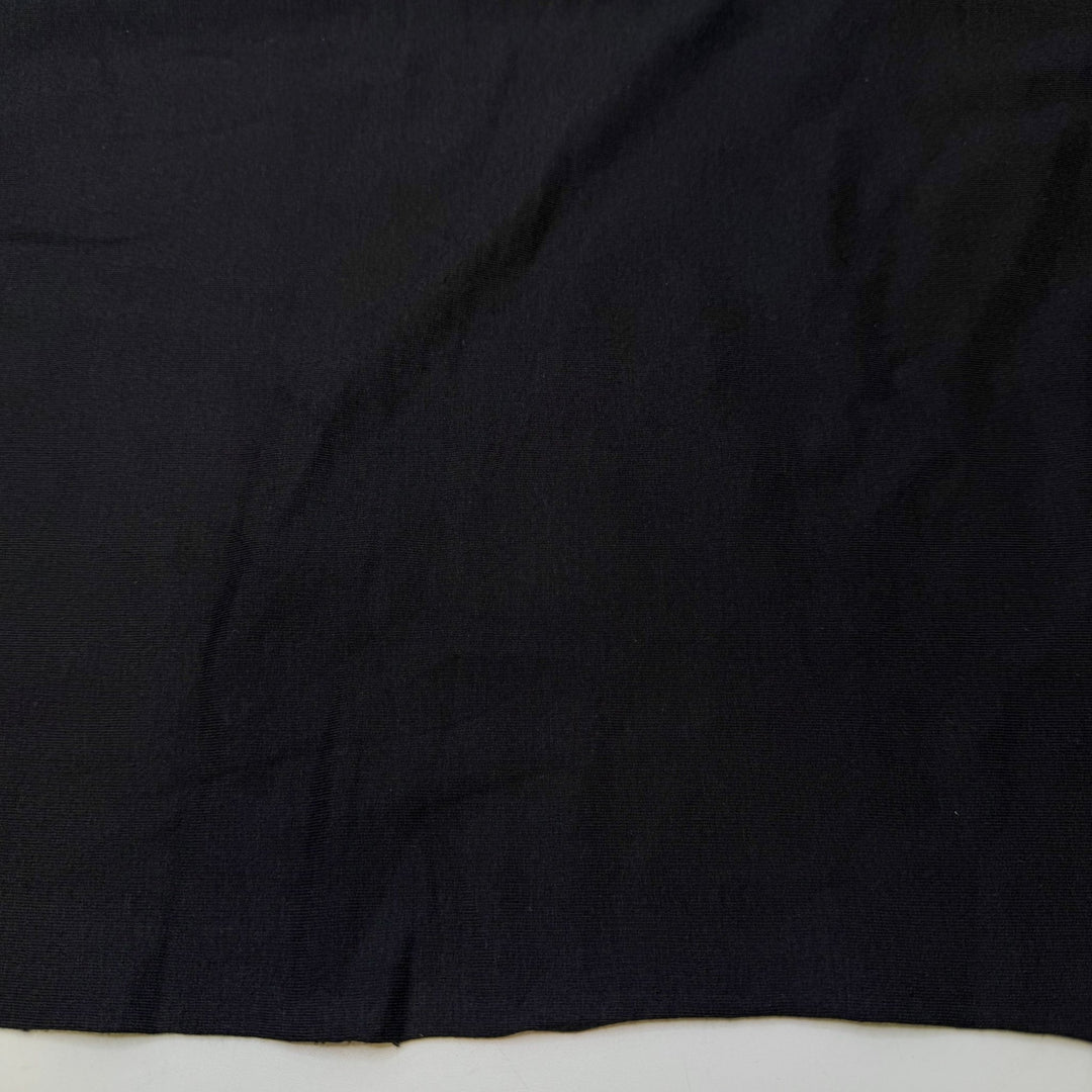 Take Only What You Need - French Terry Bamboo Knit - Black - 2M Bundle - True Deadstock fabric Fabric by private - Sustainable Textile | FABCYCLE