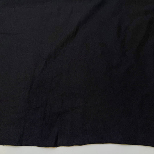 Take Only What You Need - French Terry Bamboo Knit - Black - 2M Bundle - True Deadstock fabric Fabric by private - Sustainable Textile | FABCYCLE