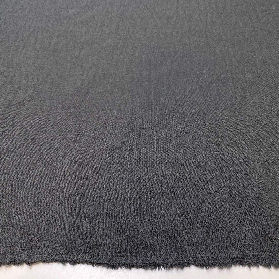 Taking A Family Portrait - Polyester Blend Woven - Grey - 1.6M Bundle - True Deadstock fabric Fabric by private - Sustainable Textile | FABCYCLE