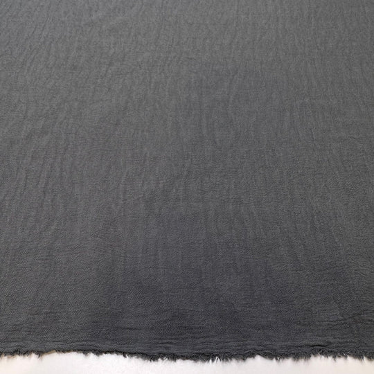 Taking A Family Portrait - Polyester Blend Woven - Grey - 1.6M Bundle - True Deadstock fabric Fabric by private - Sustainable Textile | FABCYCLE