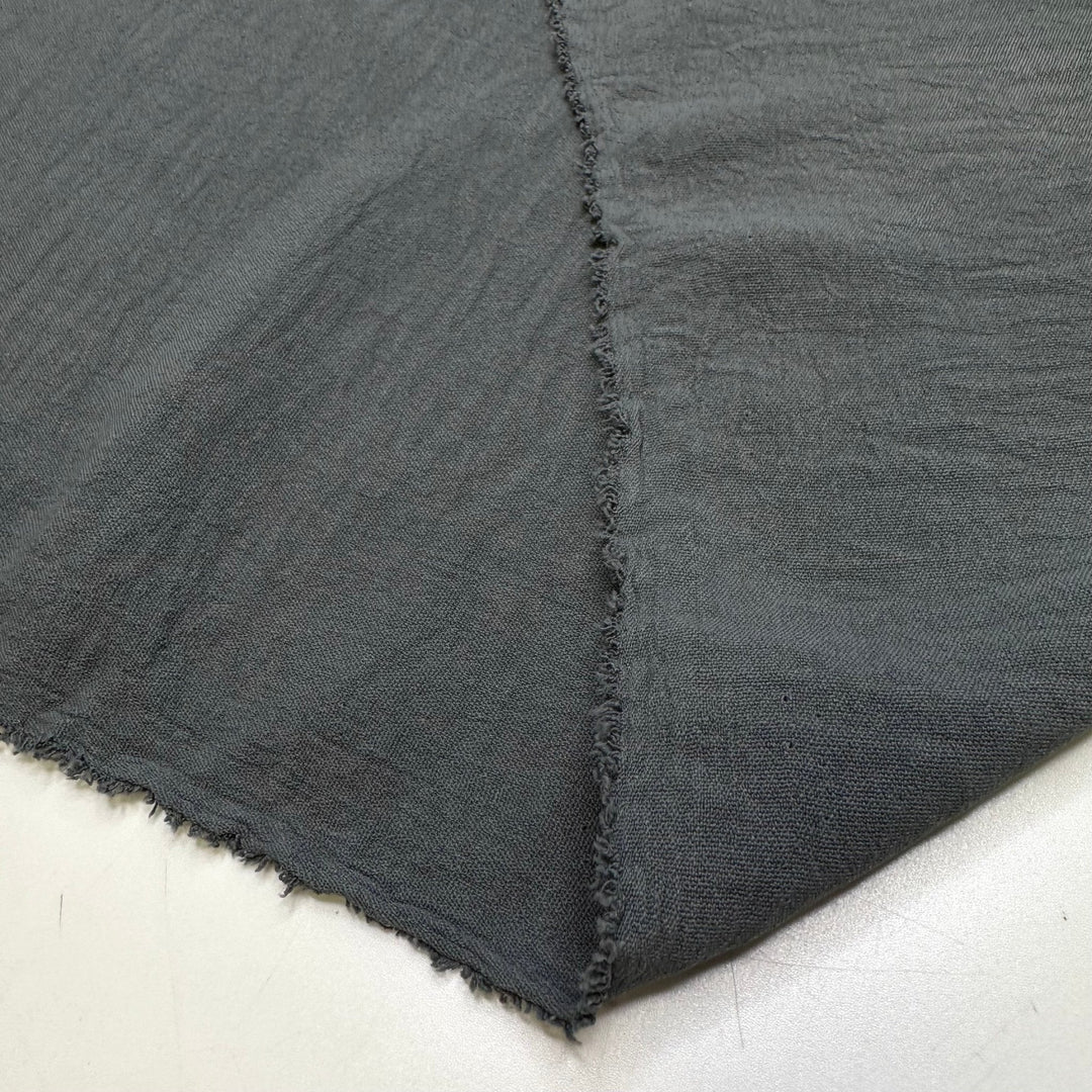 Taking A Family Portrait - Polyester Blend Woven - Grey - 1.6M Bundle - True Deadstock fabric Fabric by private - Sustainable Textile | FABCYCLE