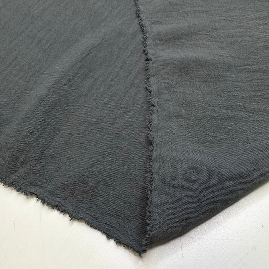 Taking A Family Portrait - Polyester Blend Woven - Grey - 1.6M Bundle - True Deadstock fabric Fabric by private - Sustainable Textile | FABCYCLE