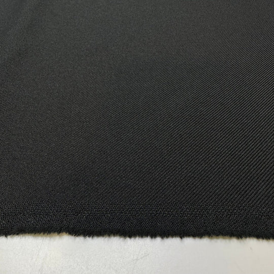 Taking A Risk - Polyester Blend Woven - Black - 1.75M Bundle - True Deadstock fabric Fabric by private - Sustainable Textile | FABCYCLE