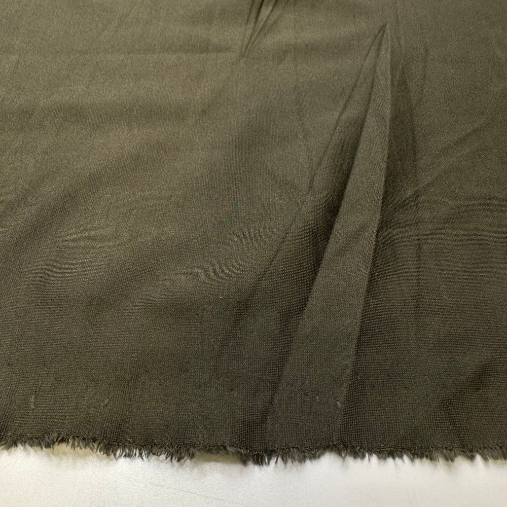 Taking My Hat Off At The Dinner Table - Jersey Cotton Blend Knit - Dark Green - 2M Bundle - True Deadstock fabric Fabric by private - Sustainable Textile | FABCYCLE
