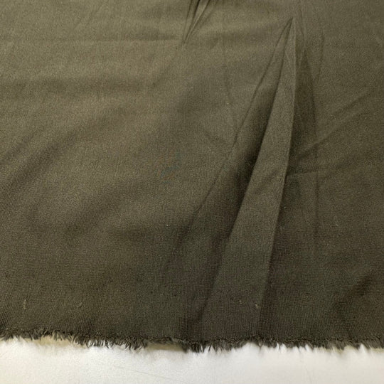 Taking My Hat Off At The Dinner Table - Jersey Cotton Blend Knit - Dark Green - 2M Bundle - True Deadstock fabric Fabric by private - Sustainable Textile | FABCYCLE