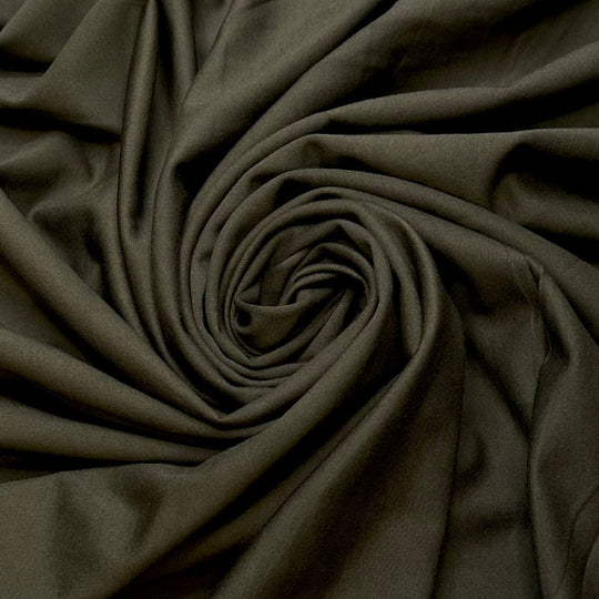 Taking My Hat Off At The Dinner Table - Jersey Cotton Blend Knit - Dark Green - 2M Bundle - True Deadstock fabric Fabric by private - Sustainable Textile | FABCYCLE
