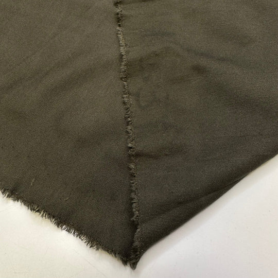 Taking My Hat Off At The Dinner Table - Jersey Cotton Blend Knit - Dark Green - 2M Bundle - True Deadstock fabric Fabric by private - Sustainable Textile | FABCYCLE